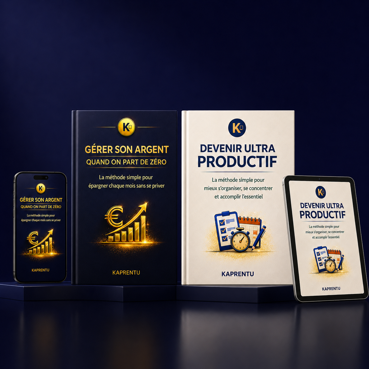 Pack Gérer son argent quand on part de zéro + Devenir Ultra Productif