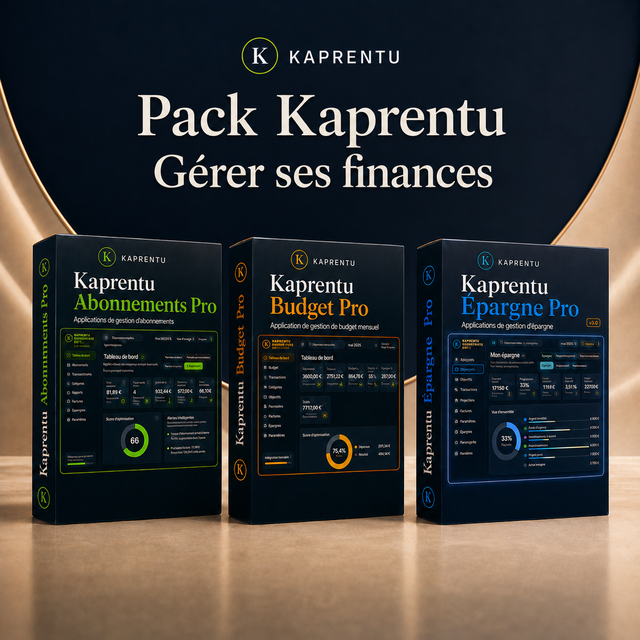 Pack Kaprentu - Gérer ses finances