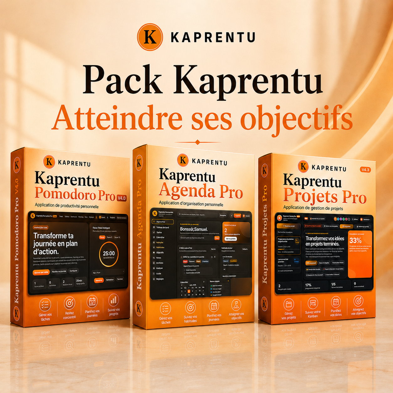 Pack Kaprentu - Atteindre ses objectifs