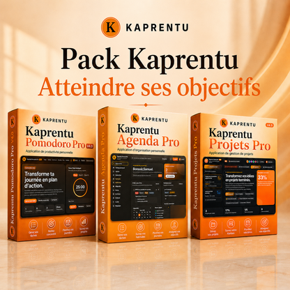Pack Kaprentu - Atteindre ses objectifs