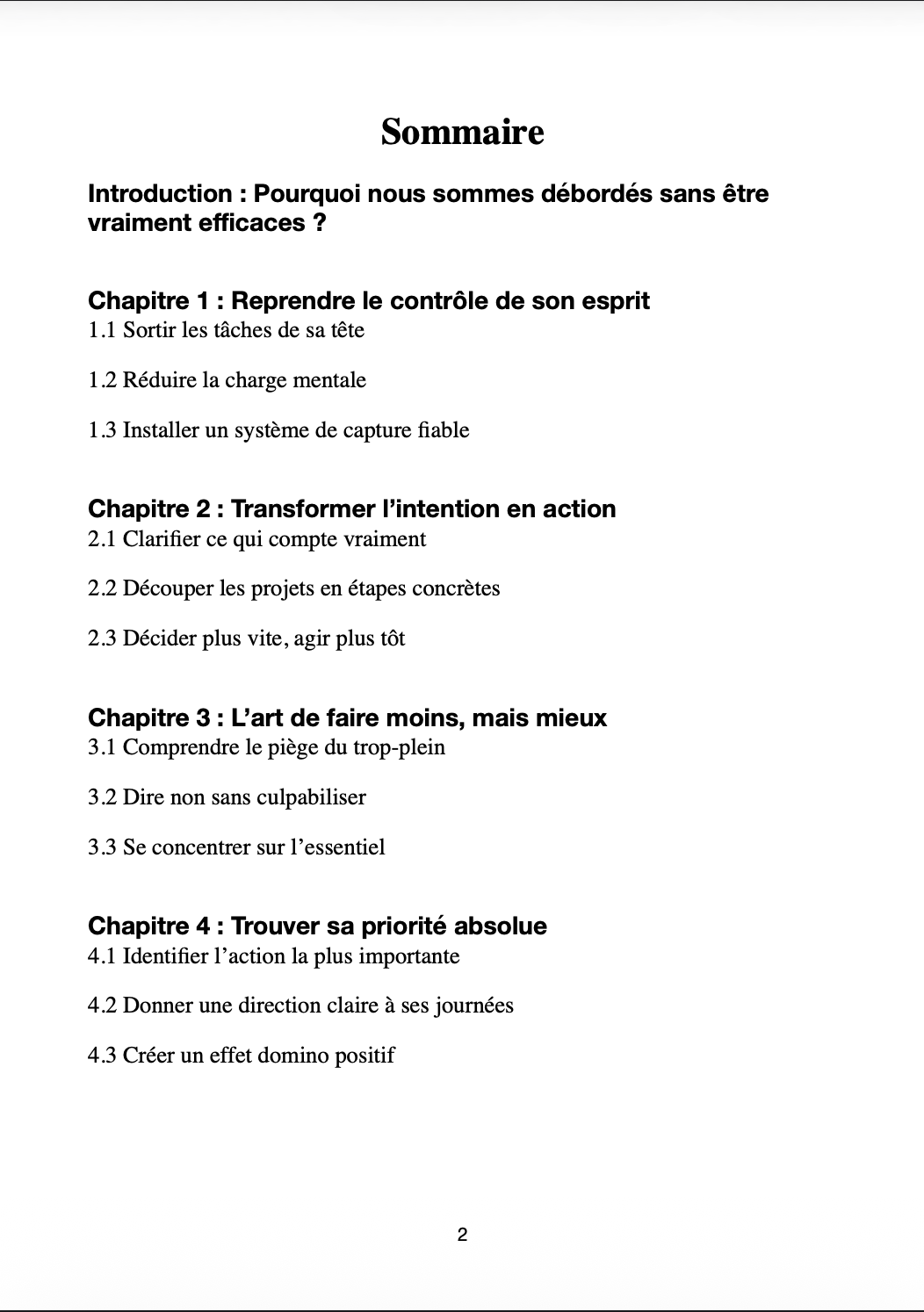 Devenir Ultra Productif - La méthode simple pour mieux s'organiser, se concentrer et accomplir l'essentiel